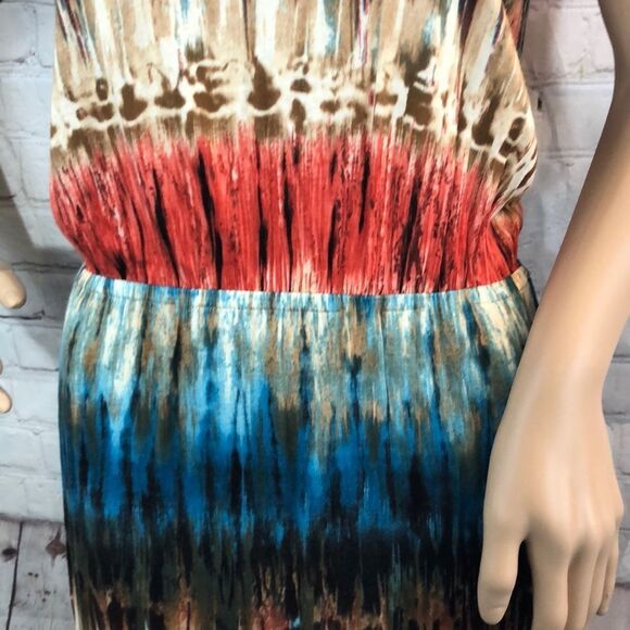 Romeo & Juliet Couture Tie Dye Maxi Dress M - Picture 3 of 13